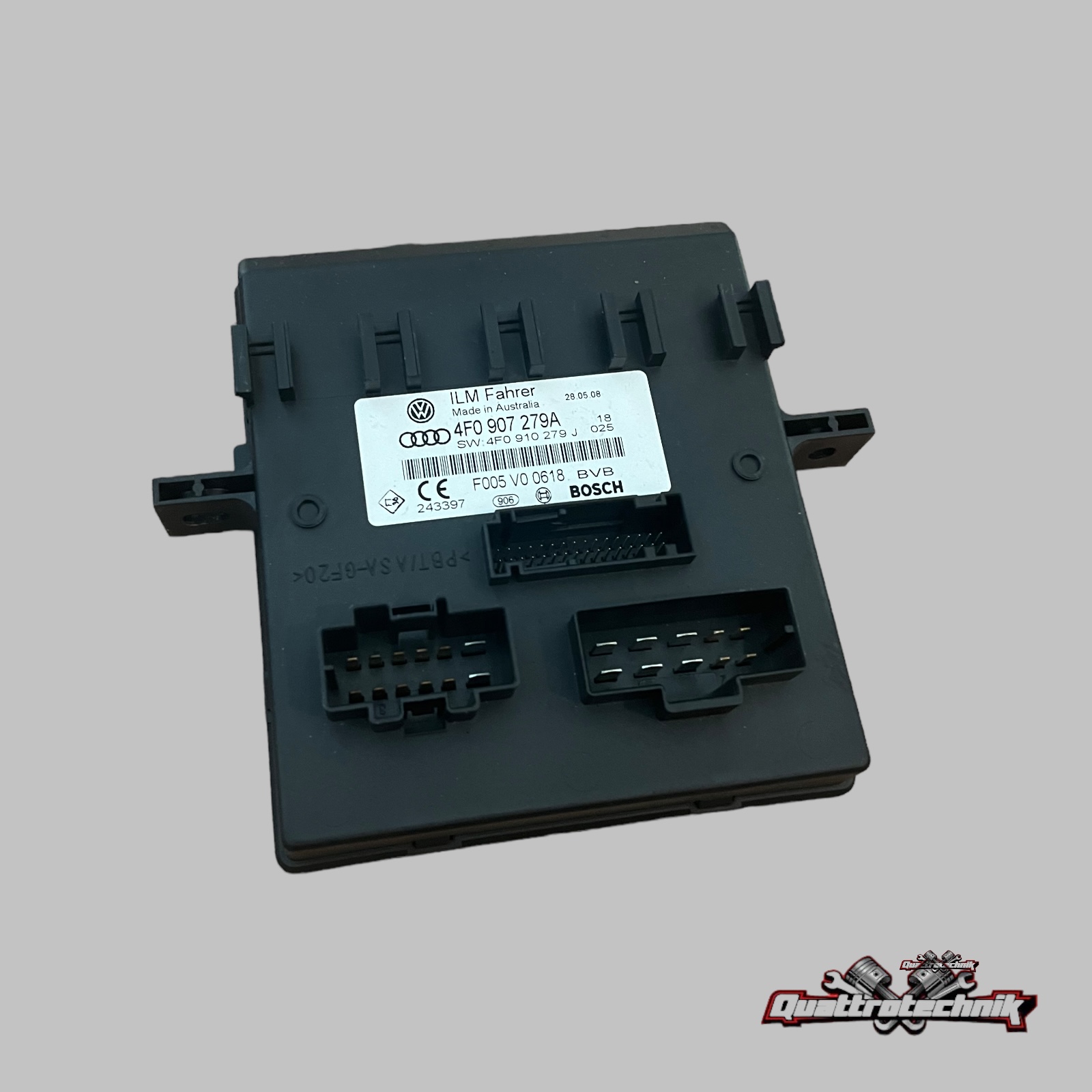 Audi A6 RS6 4F C6 ILM Fahrer Bordnetzsteuergerät Bordnetz 4F0907279A 4F0910279J