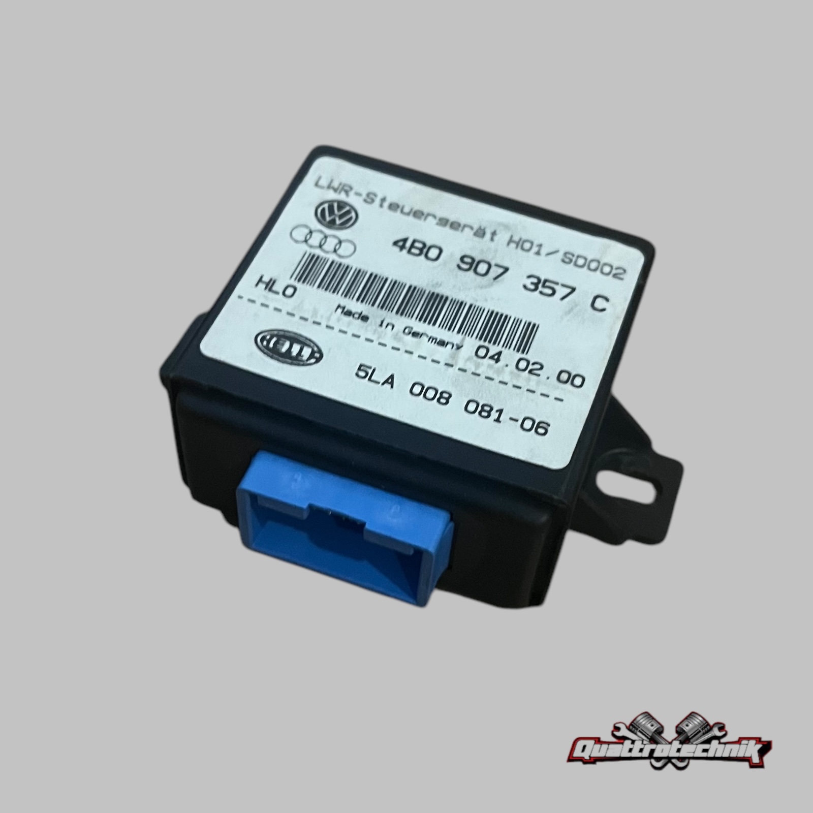 Audi A8 D2 A6 / A4 / A3 Steuergerät Leuchtweitenregulierung 4B0907357C