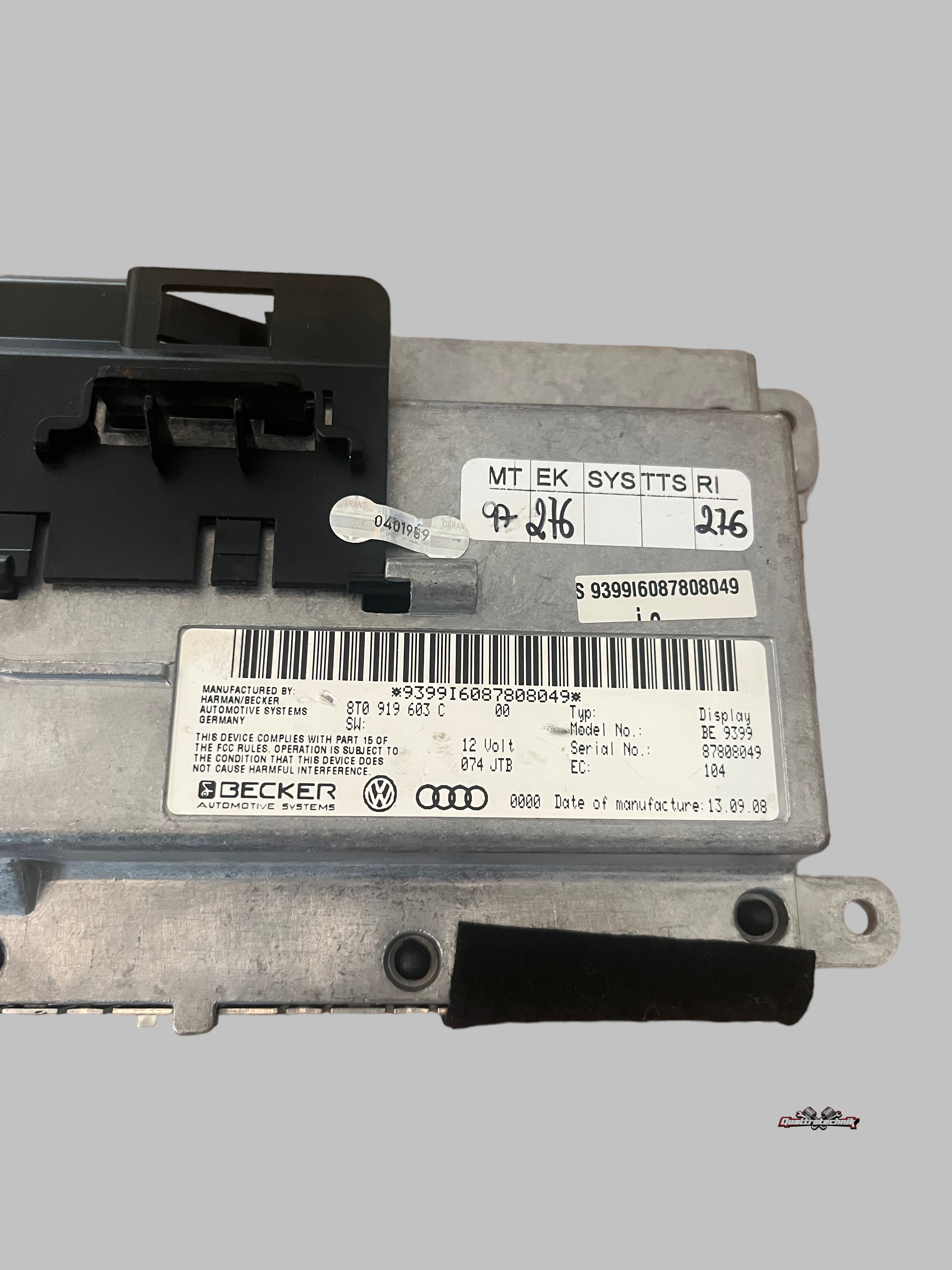 Display MMI Multimedia Monitor AUDI A6 A4 8T0919603C