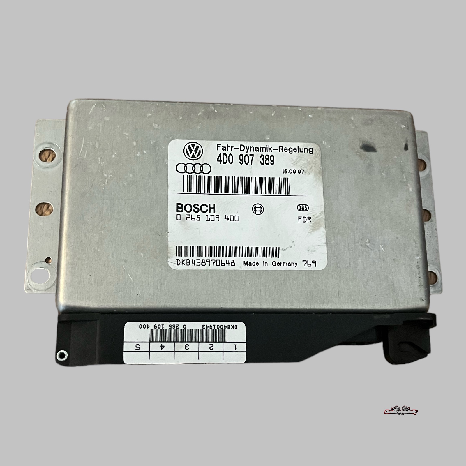 Original Audi A4 B5 A6 4B C5 A8 D2  ABS ESP Steuergerät Steuerteil 4D0907389