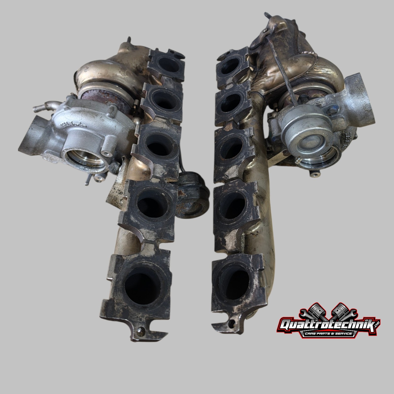 Audi RS6 4F 5.0 V10 BiturboTurbolader 07L145701J 07L145702J links rechts LOBA 850