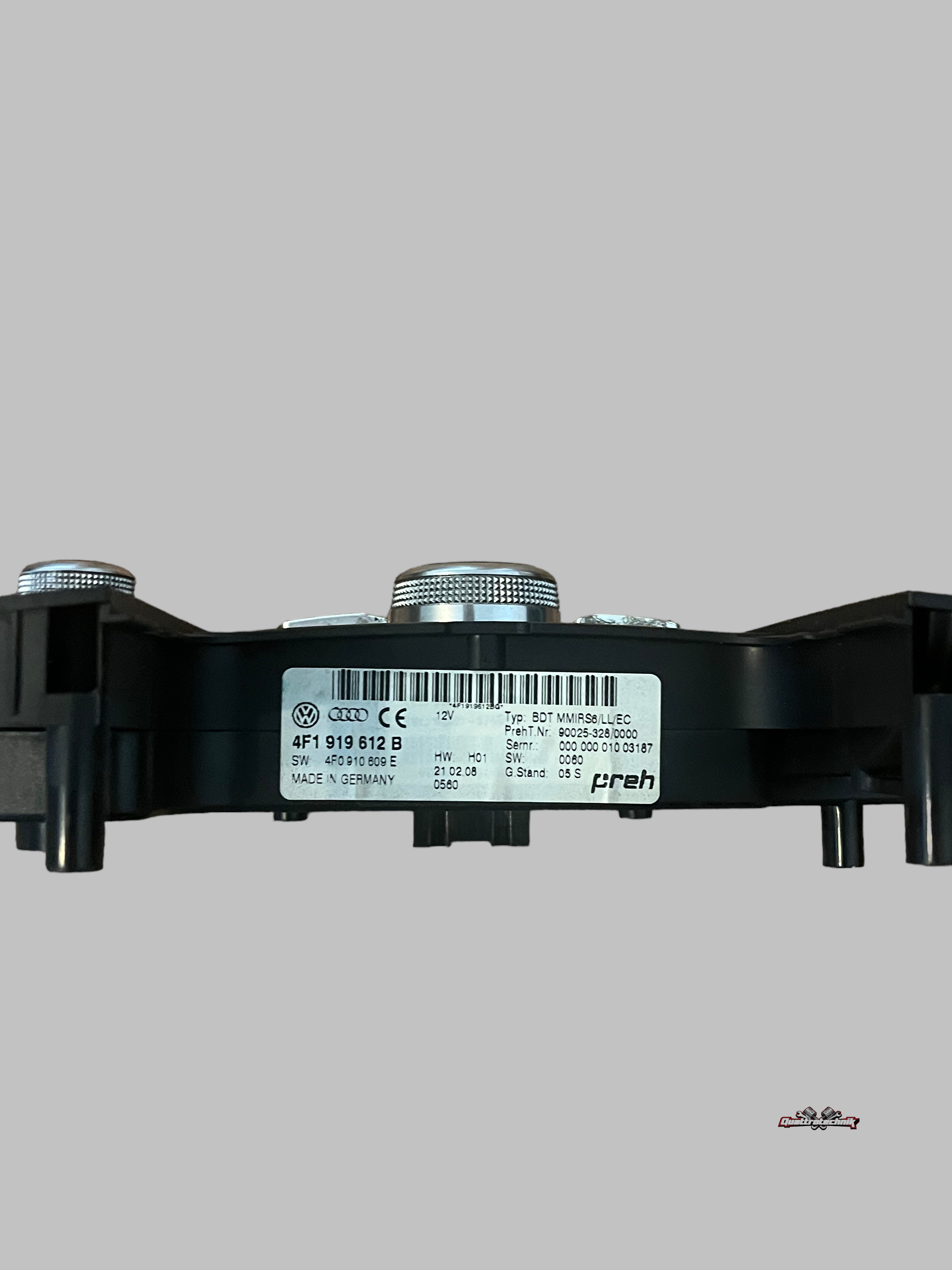 Audi RS6 A6 S6 C6 4F 2006 Bedieneinheit Controller Multimedia 4F1919612B MMI