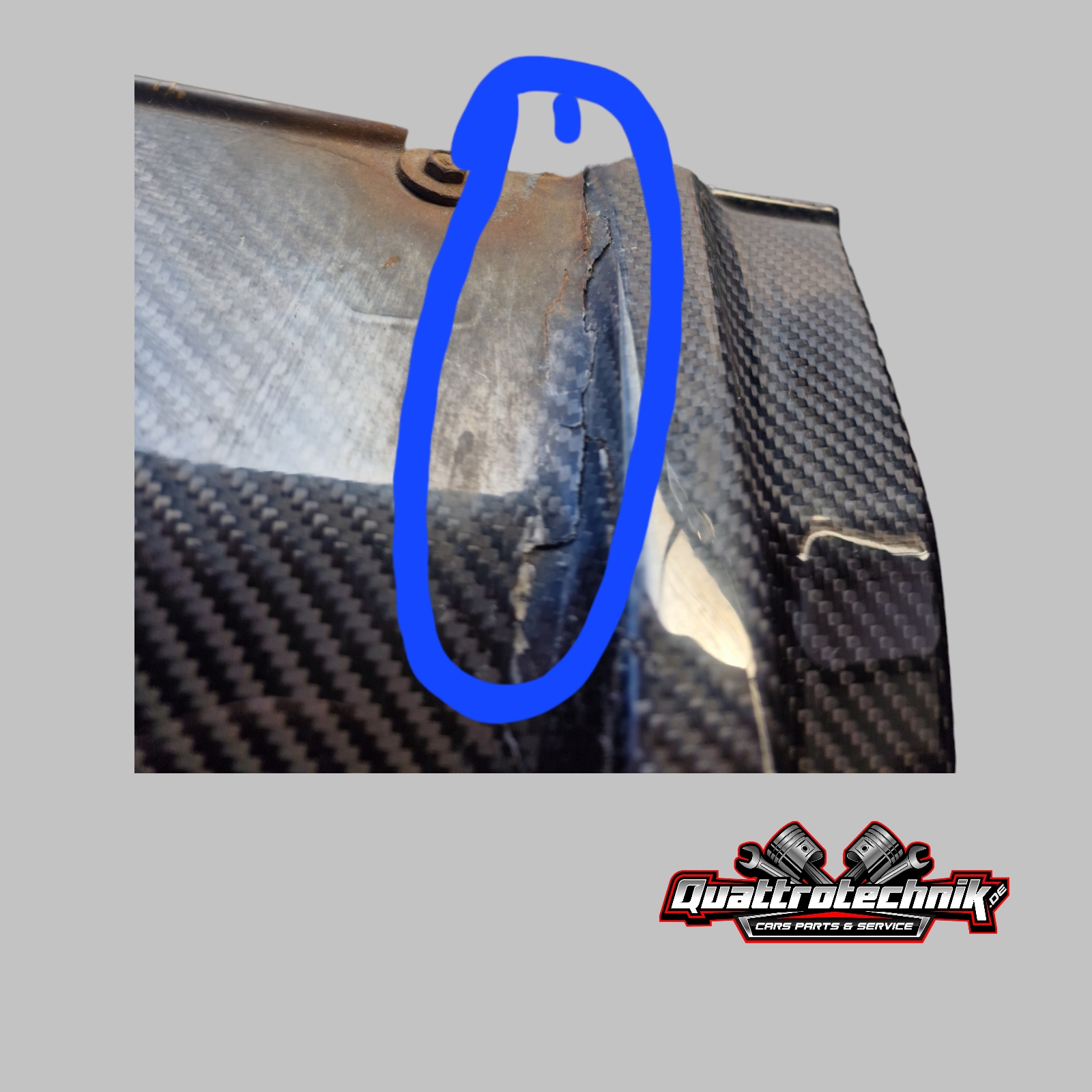 Audi RS6 4F V10 BUH Carbon Diffusor MTM hinten