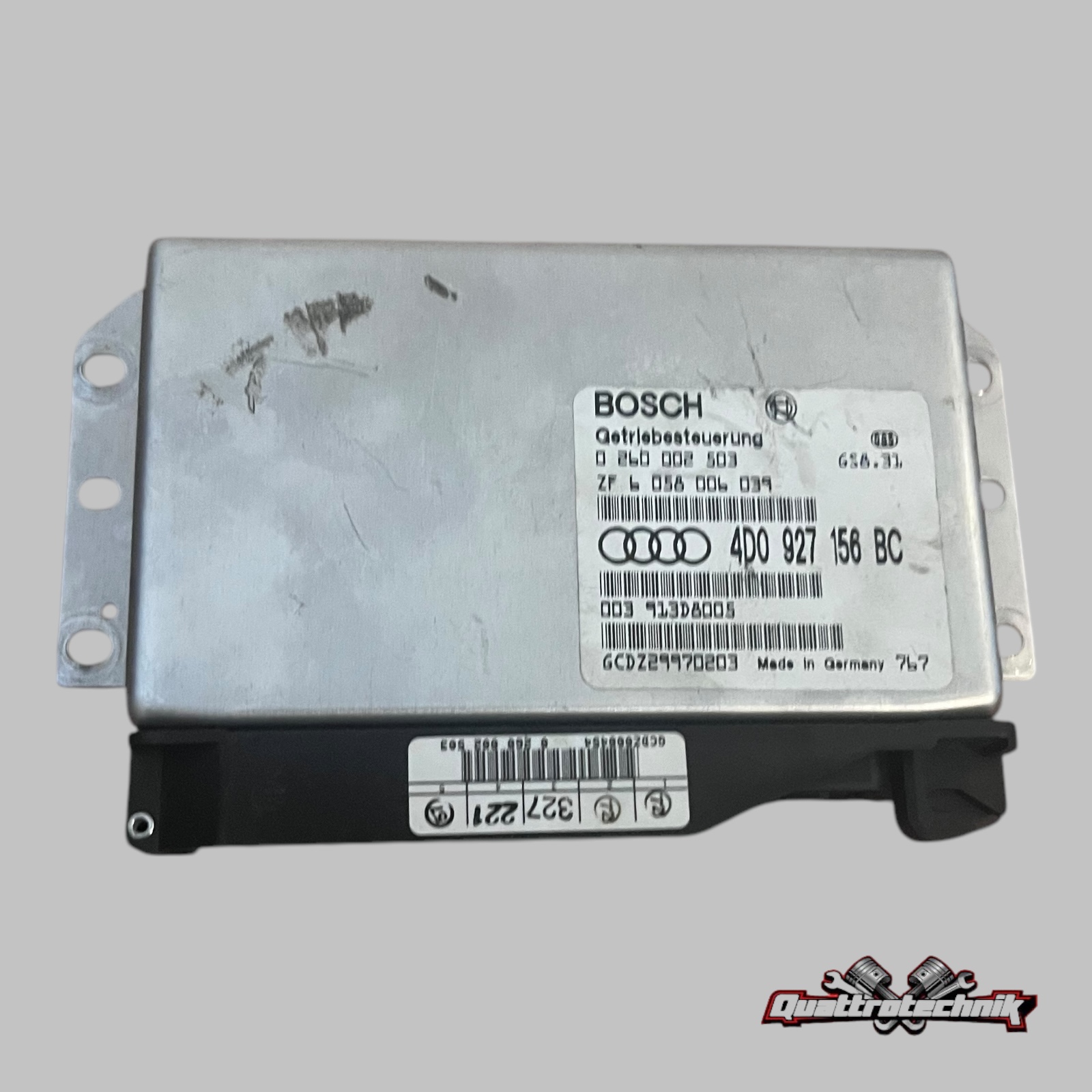 Audi A8 D2 Getriebesteuergerät Steuergerät Automatikgetriebe 4D0927156BC
