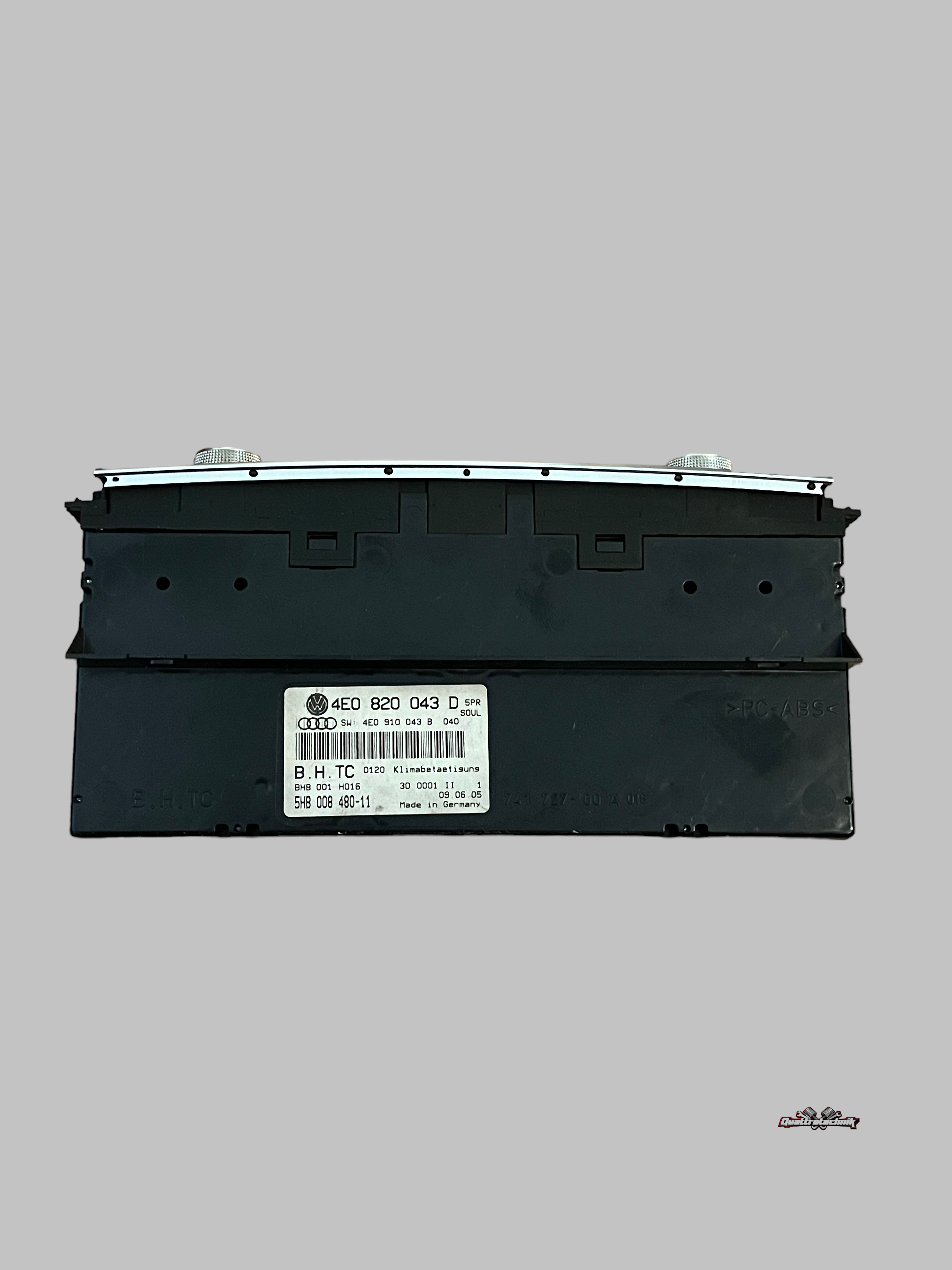 Audi A8 S8 4E D3 02-09 Heizungsregulierung Bedienteil Heizung Klima 4E0820043D