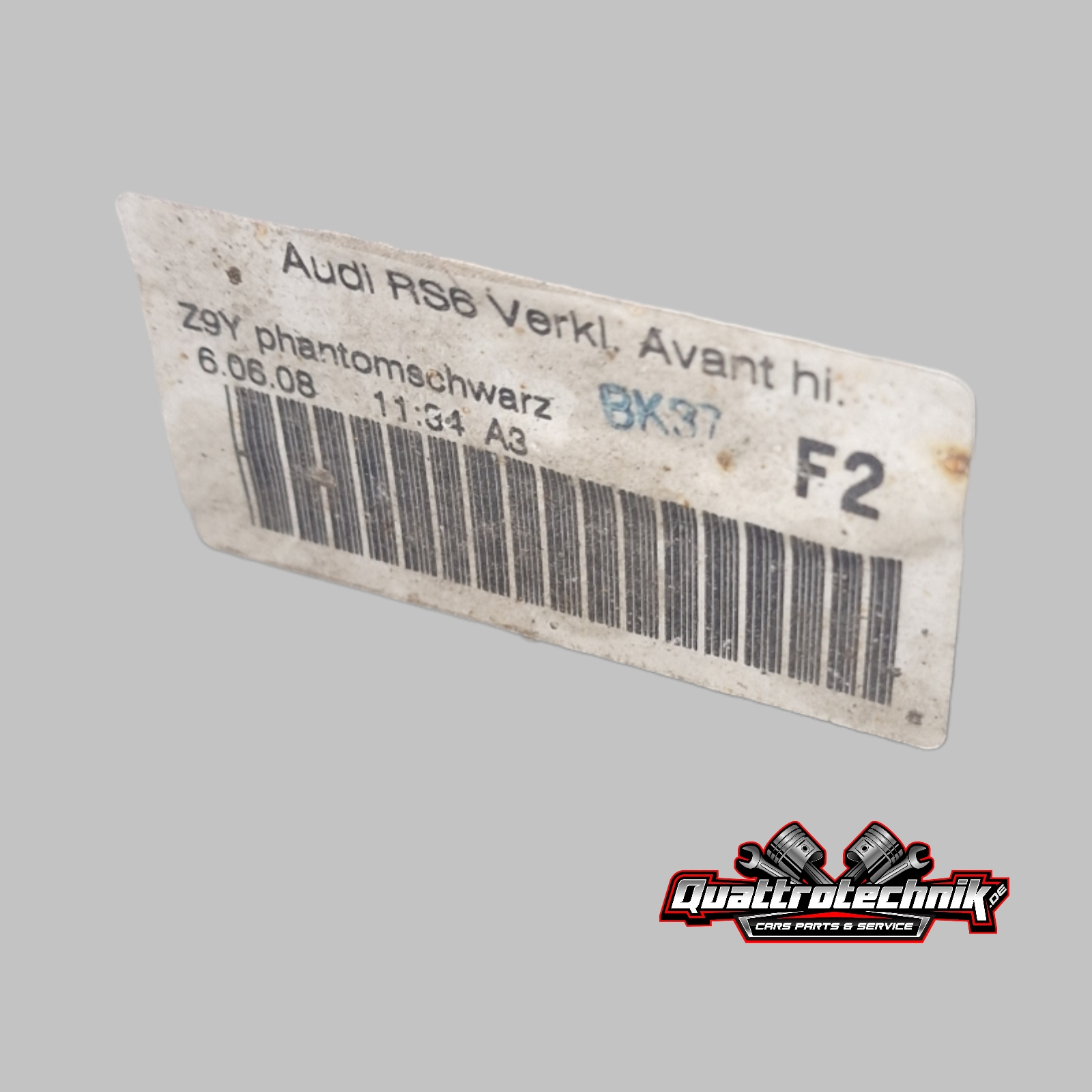Audi RS6 4F V10 Stoßstange hinten Heckschürze PDC 4F9807303D LZ9Y