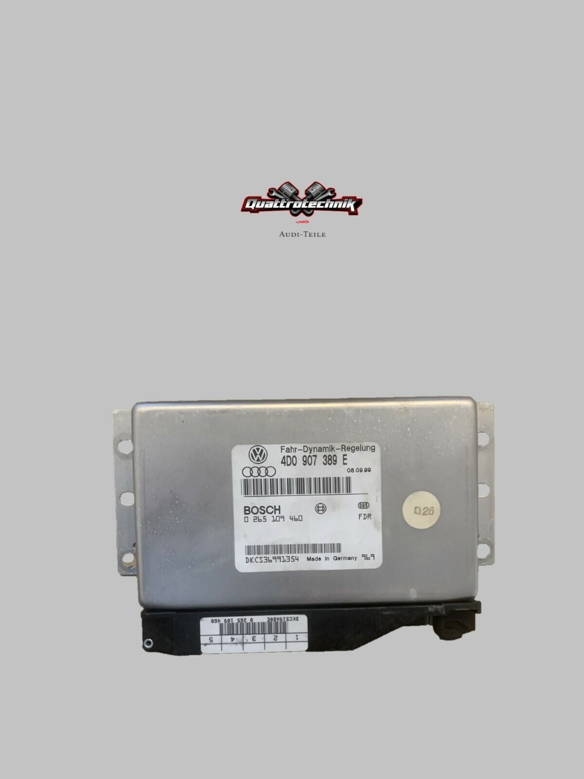 Original Audi A4 B5 A6 4B C5 A8 D2  ABS ESP Steuergerät Steuerteil 4D0907389E