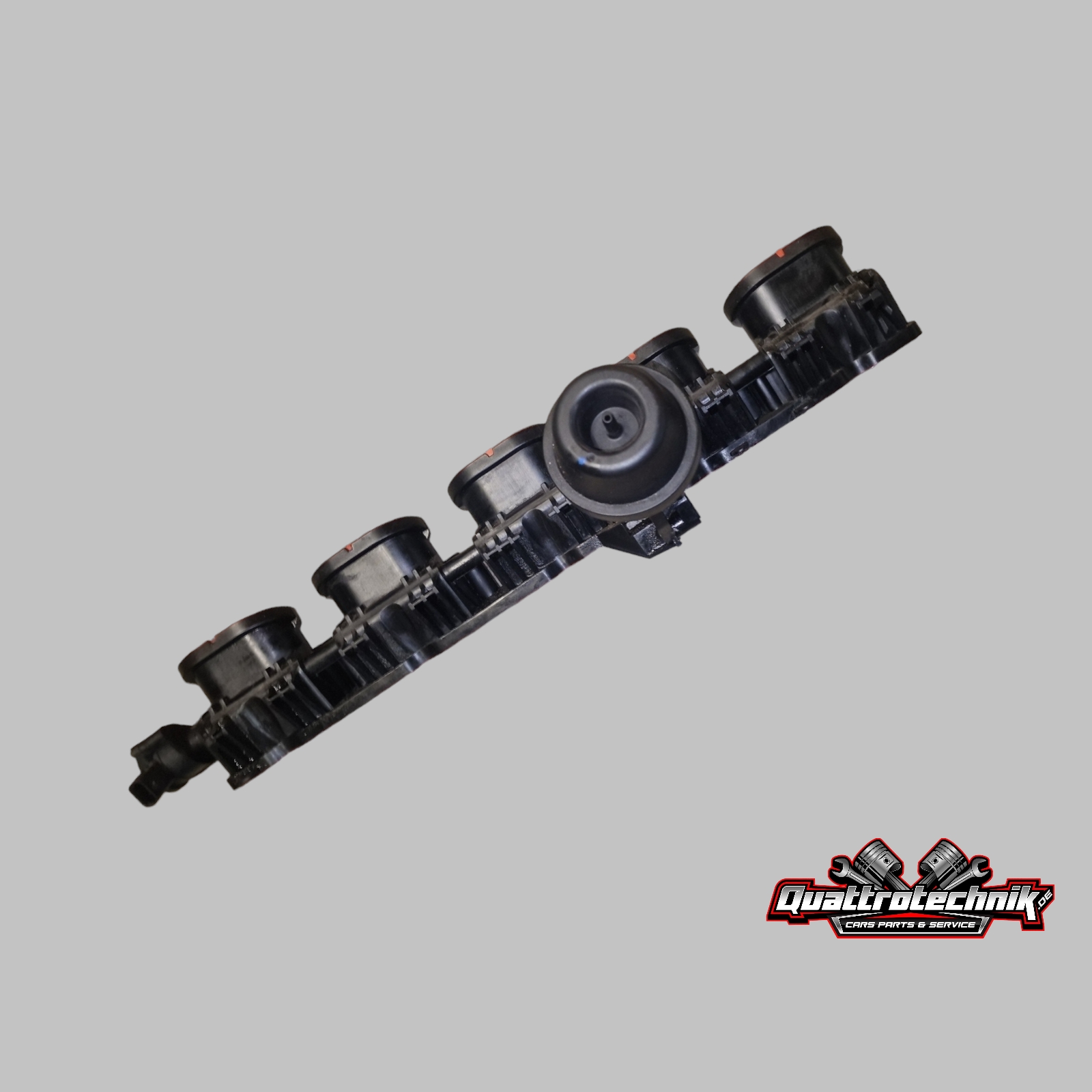 Audi RS6 4F 5.0 V10 Ansaugbrücke Saugrohr Drall Luftklappe 07L133110AA 07L133340