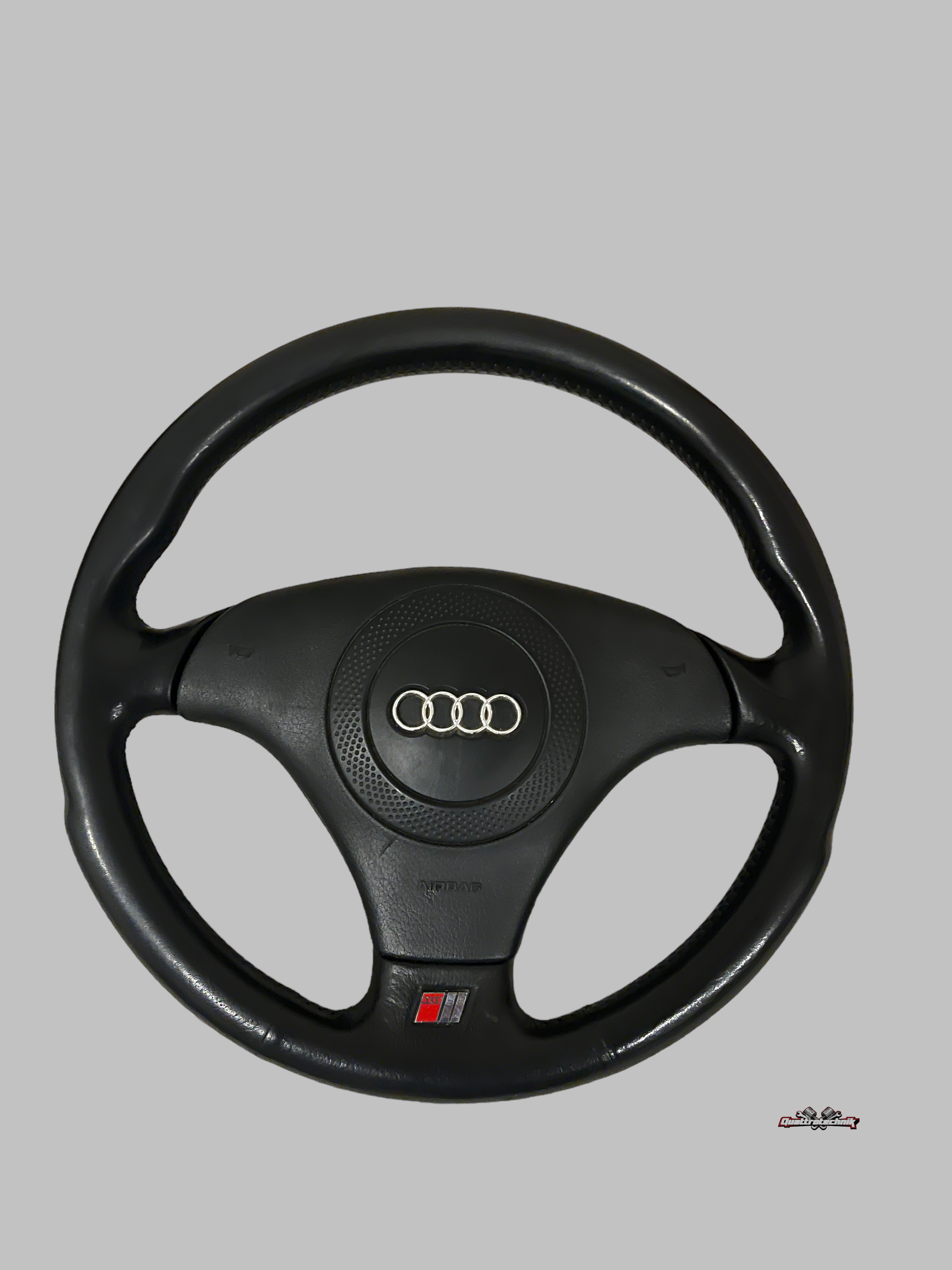 Audi A8 S6 A6  3-Speichen Sportlenkrad Leder Lenkrad schwarz 4D0419091M