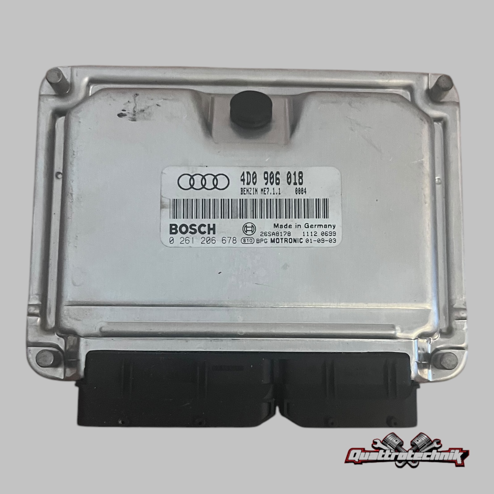 Original Audi A8 D2 4D W12 6.0 AZC Motorsteuergeräte 4D0906018