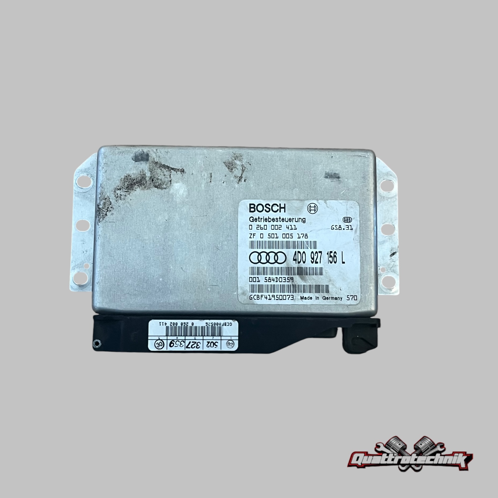 Audi A8 D2 Getriebesteuergerät Steuergerät Automatikgetriebe 4D0927156L