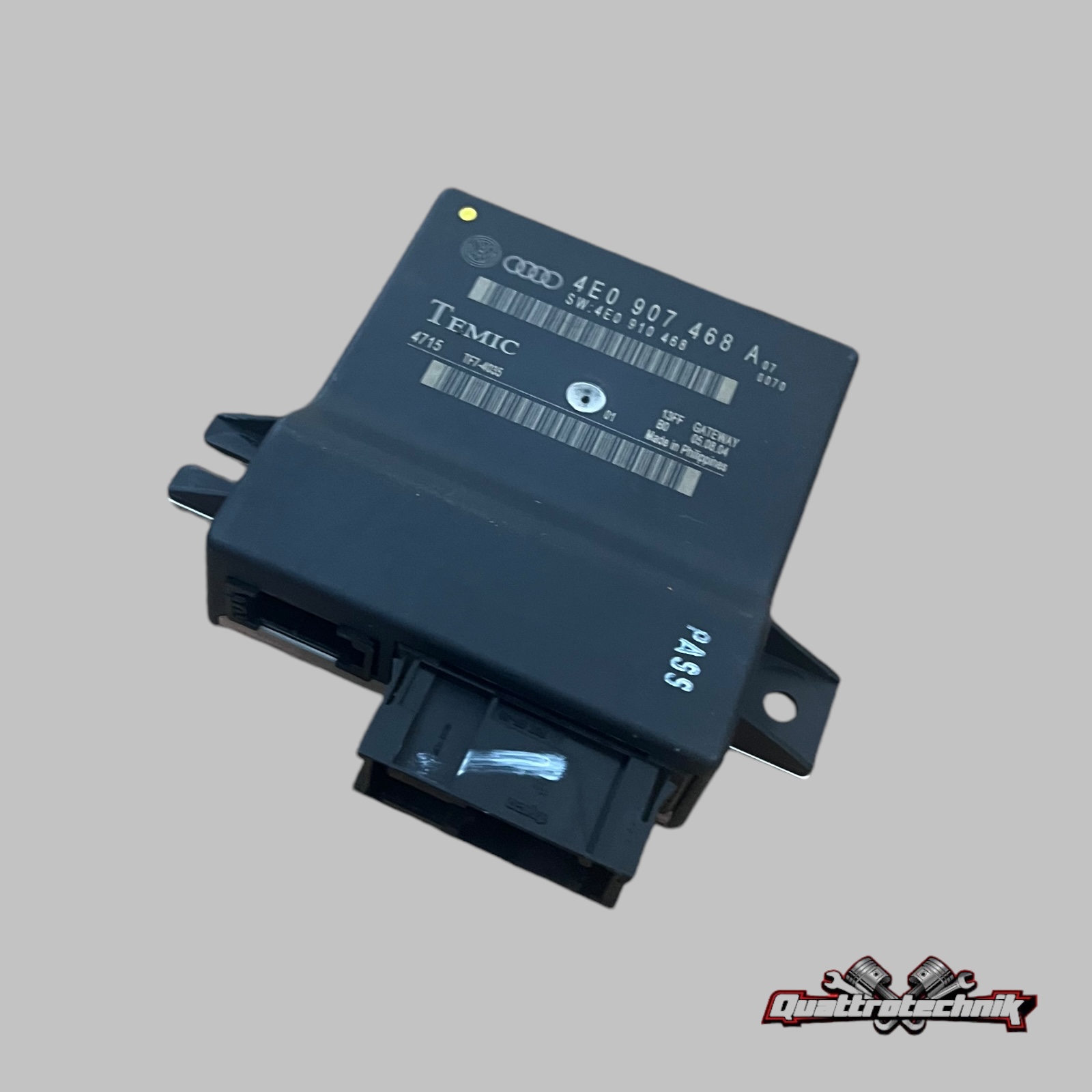 Audi A8 S8 W12 D3 4E Interface Steuergerät Gateway 4E0907468A
