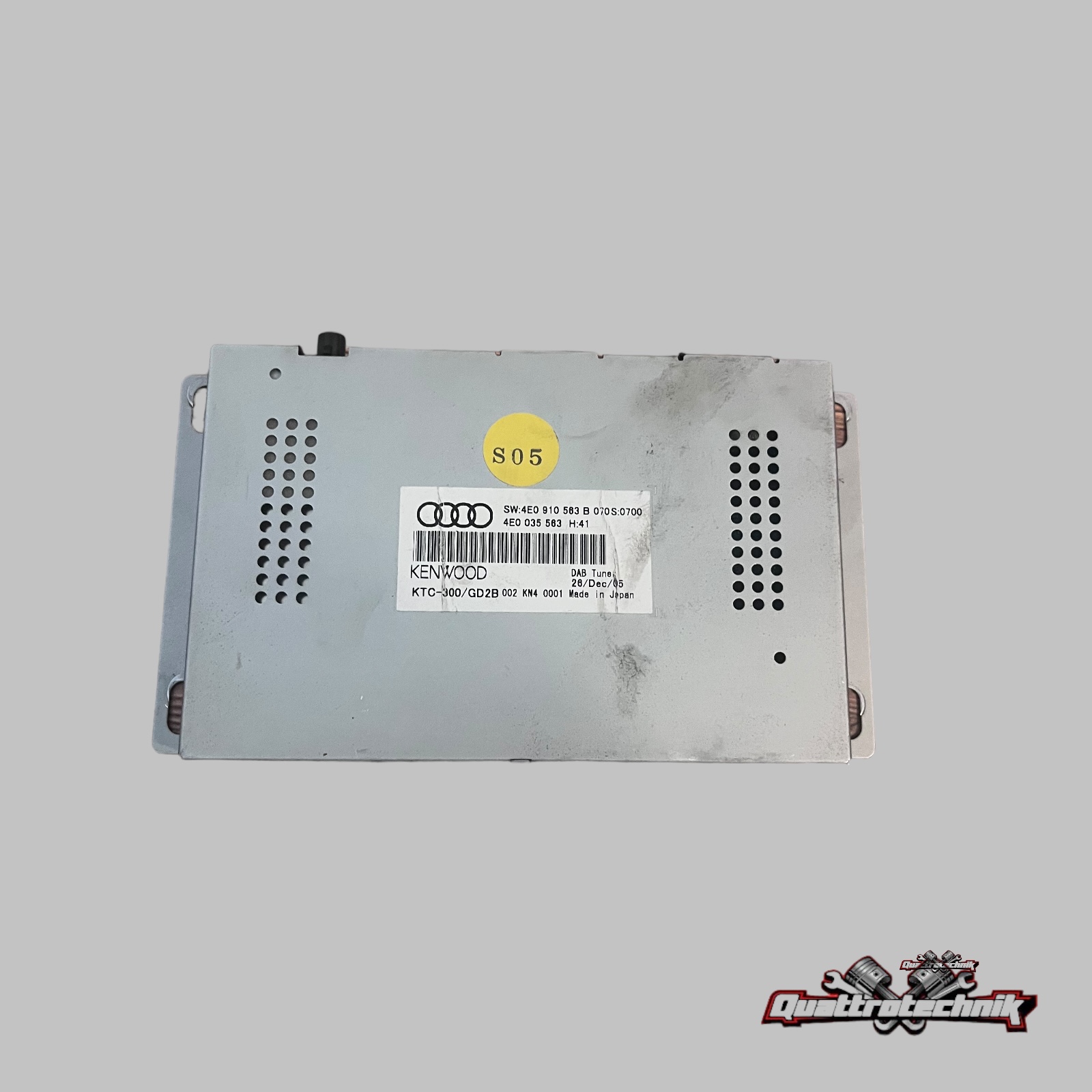 Audi A4 A5 A6 A8 Radio Tuner DAB Digital Radio Empfang Steuergerät 4E0910563