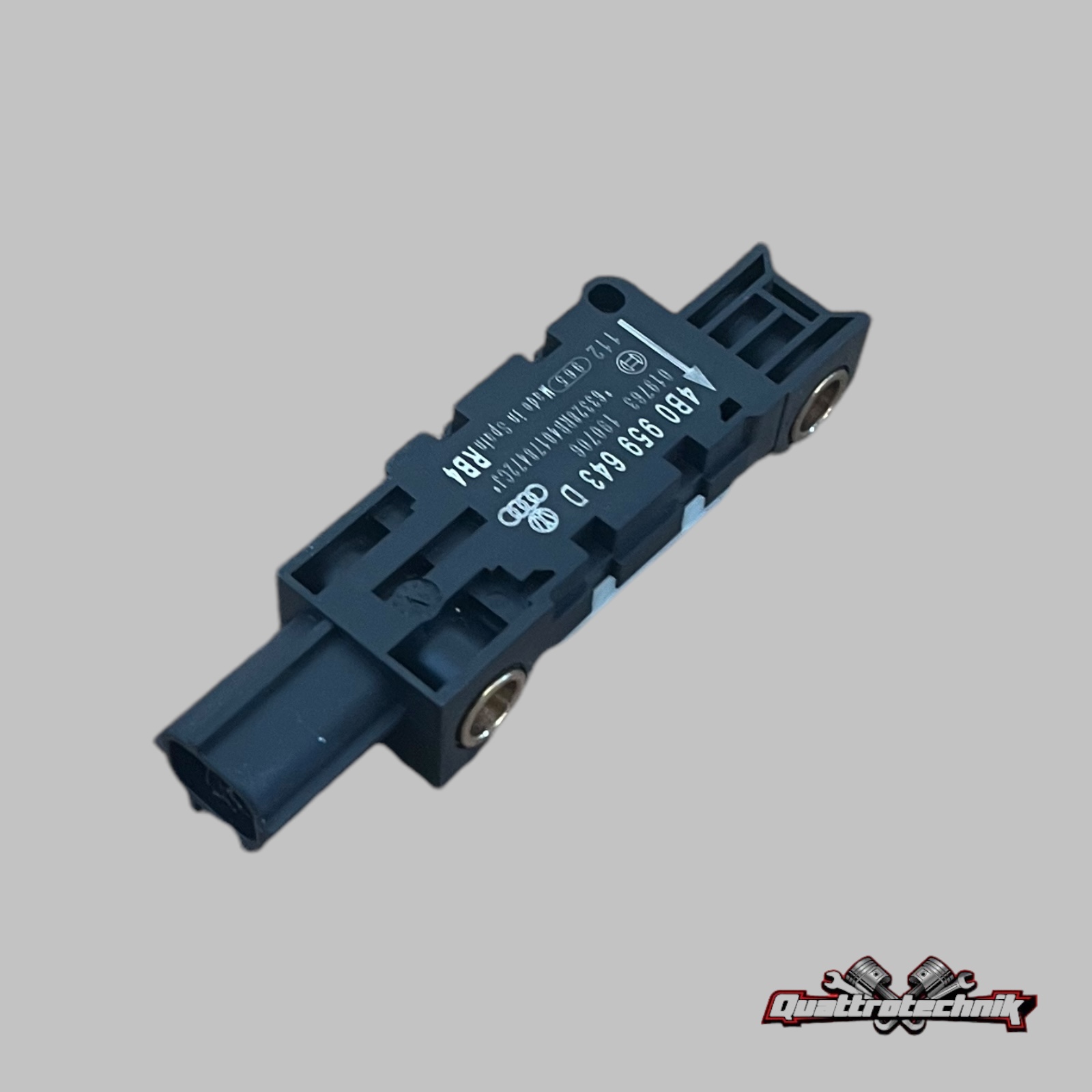 Audi A3 S3 RS3 8P A8 4E R8 Querbeschl Sensor Crashsensor Airbagsen 4B0959643D