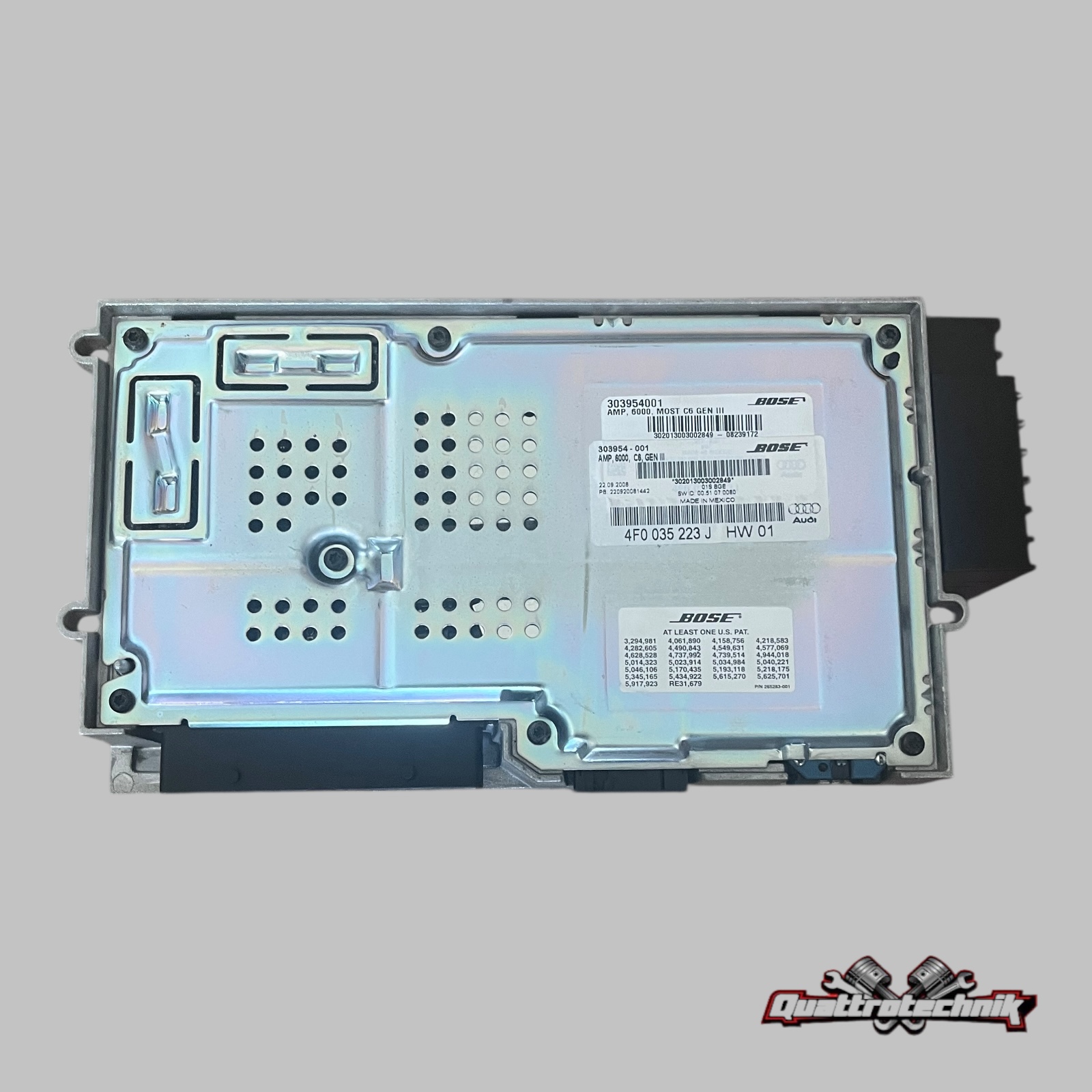 Audi A6 C6 4F 2008-2011 Bose Verstärker Amplifier 4F0035223J (GEN III)