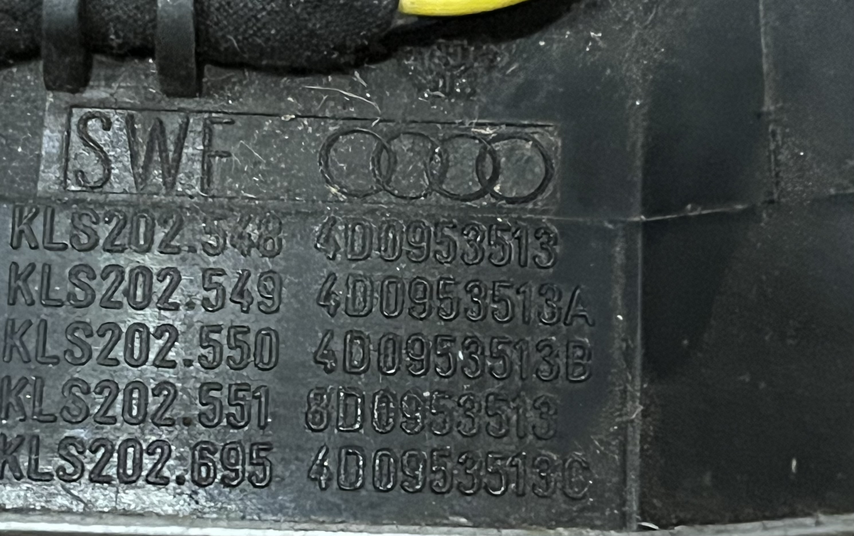 Audi 80 90 A8 A6 A4 RS2 S2 Lenkstockschalter Tempomat 4D0953513C