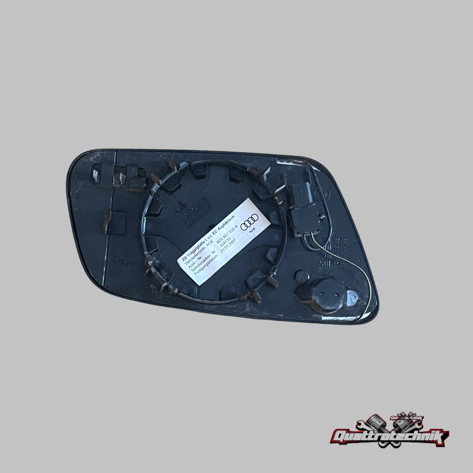 Audi A8 S8 W12 Spiegelglas links 8D0857535H automatisch abblendbar Asphärisch