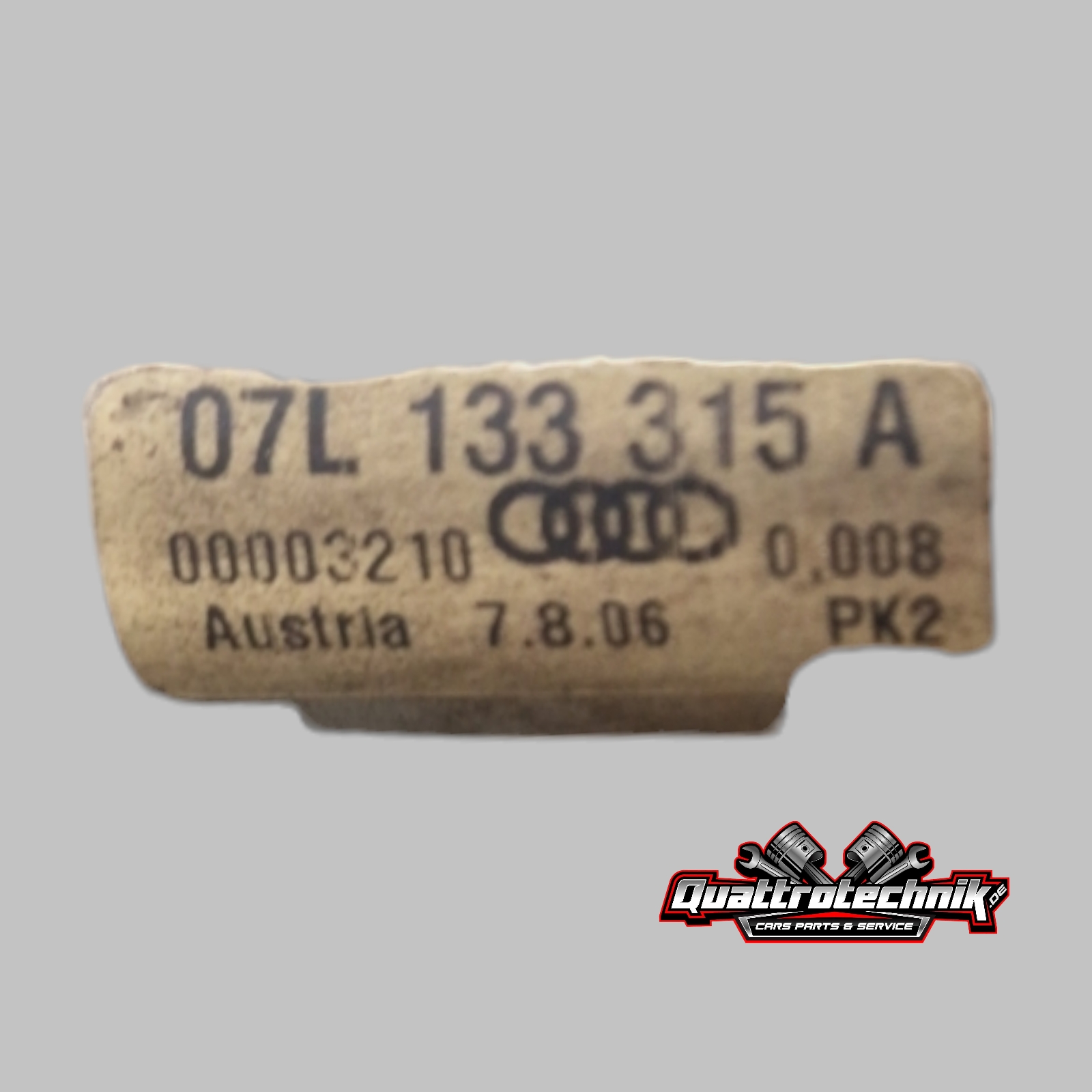 Audi A6 S6 4F C6 A8 S8 4E D3 Kraftstoffverteiler Kraftstoffrohr links 07L133315A
