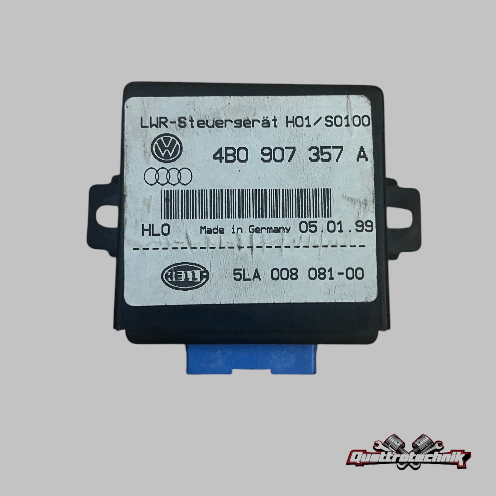 Audi A4 A6 A8  VW LWR Leuchtweitenregulierung Steuergerät 4B0907357A