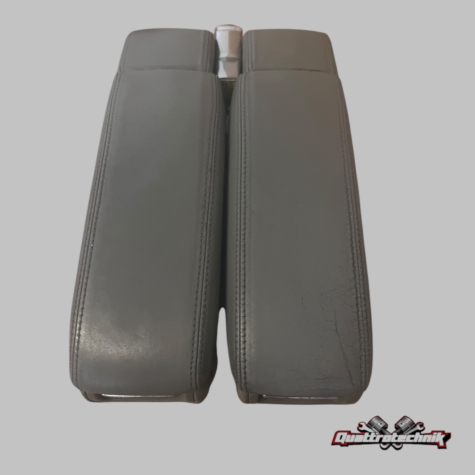 Mittelarmlehne Armlehne Leder Hellgrau Platin Audi A8 S8 W12 D2 FL VFL 94-02