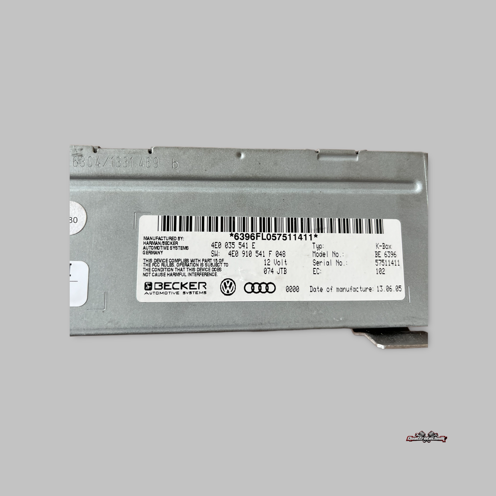 K-Box Tuner Empfänger Radio Modul Audi A8 4E A6 4F 4E0035541E 4E0910541F