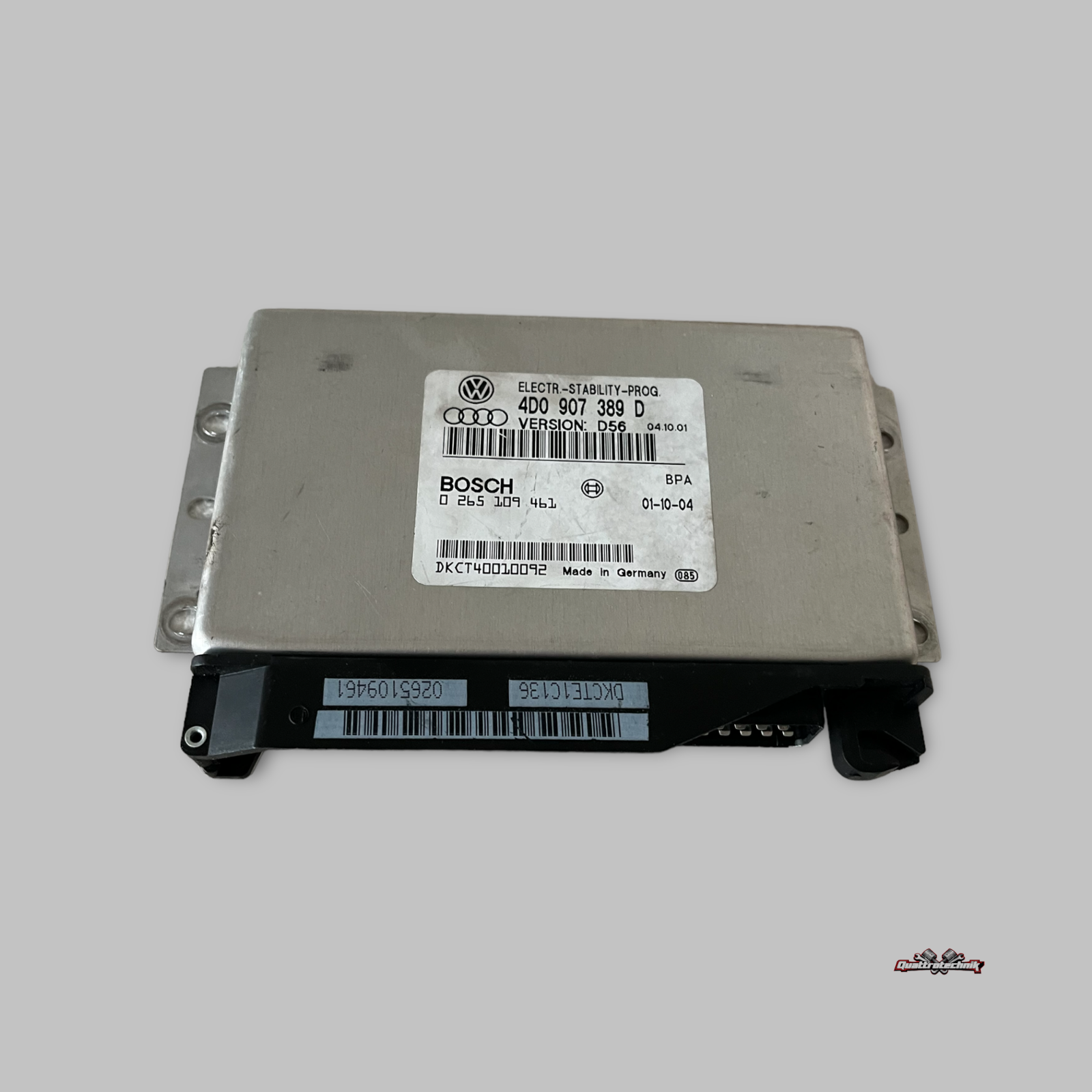 Original Audi A4 B5 A6 4B C5 A8 D2  ABS ESP Steuergerät Steuerteil 4D0907389D