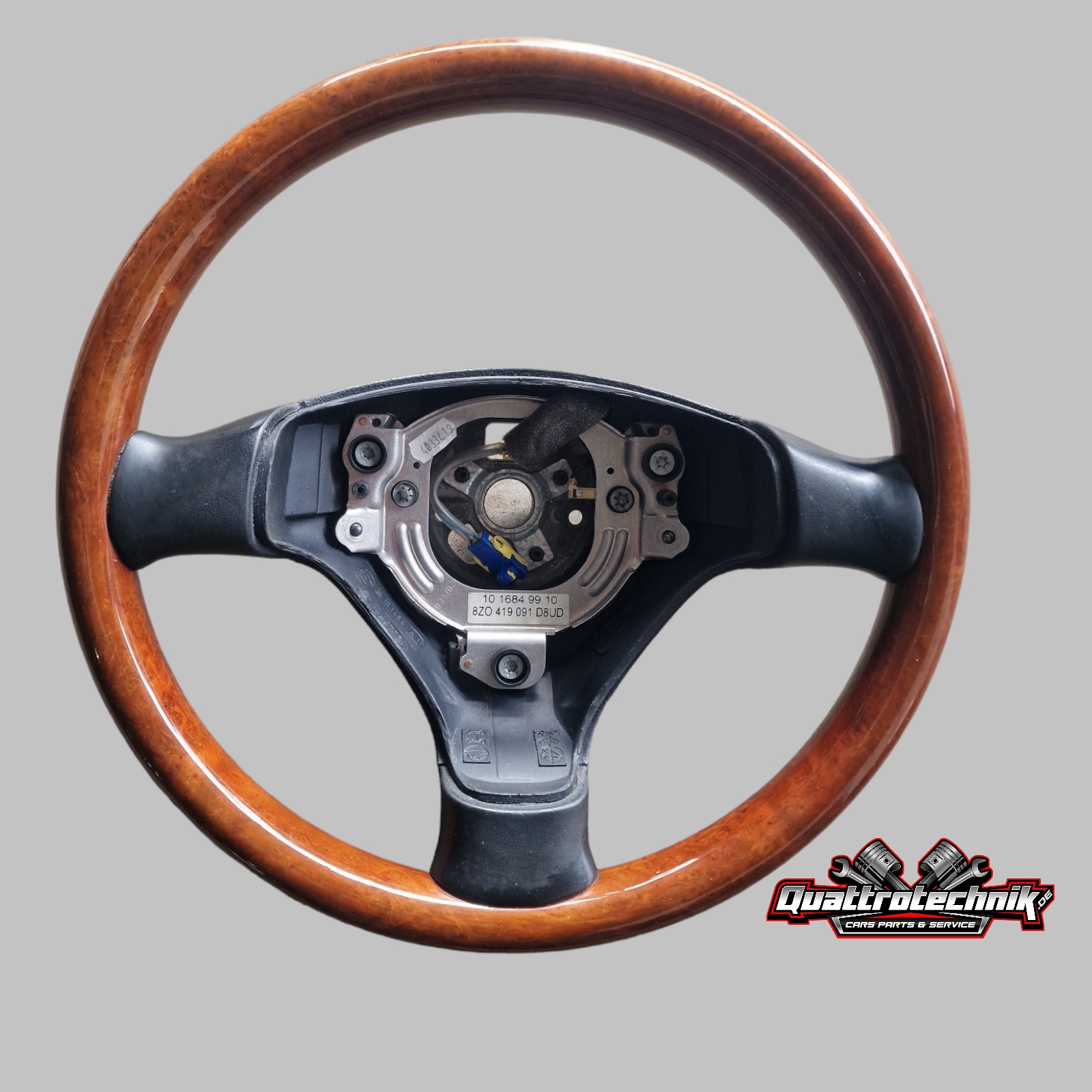 3-Speichen Sport Holz Lenkrad AUDI A3 A4 A6 A4 8Z0419091 D8UD