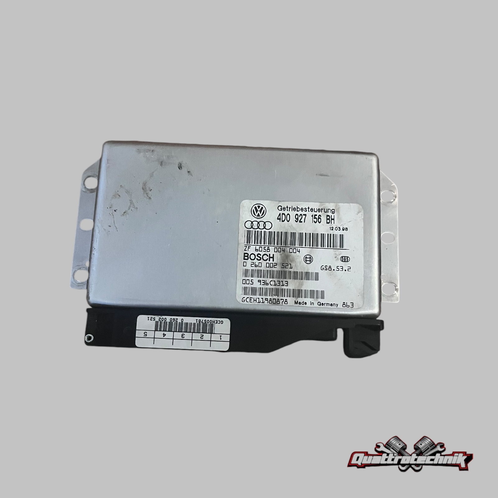 Getriebesteuergerät Steuergerät Automatikgetriebe Audi A8 D2 4D0927156BH