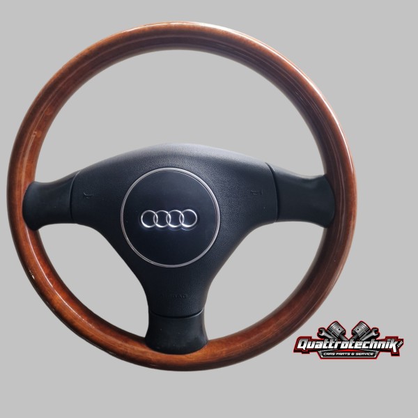 3-Speichen Sport Holz Lenkrad AUDI A3 A4 A6 A4 8Z0419091 D8UD