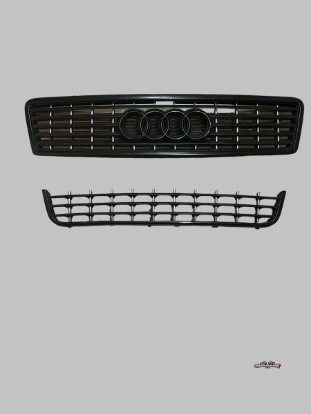 Original W12 Kühlergrill Grill Frontgrill Audi A8 D2 Facelift 4D0853651N schwarz