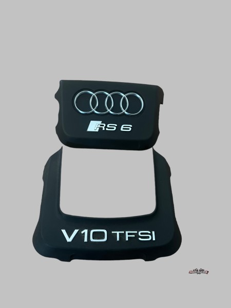 Originale Motorabdeckung Audi RS6 4F 5.0 V10 07L103925E 07L103926C