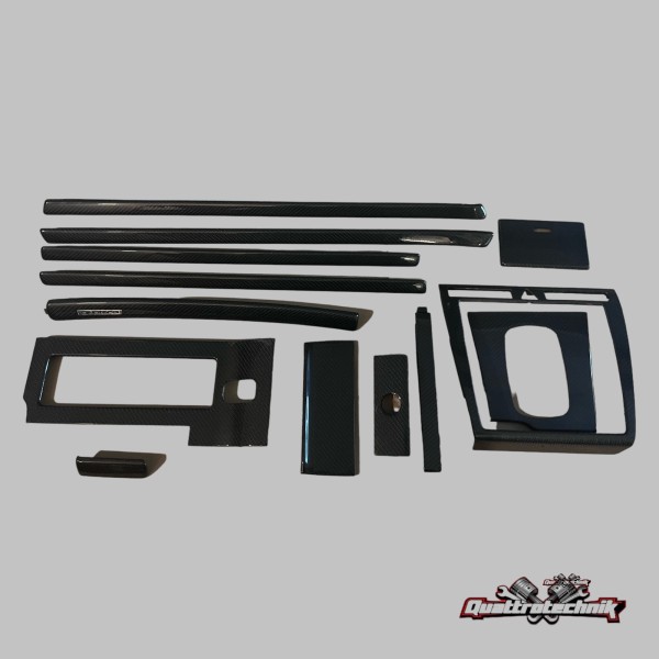 Carbon Blende Leisten Set Dekor Original für Audi A8 S8 W12 D2 Komplett