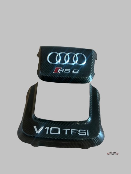 Originale Carbon Motorabdeckung Audi RS6 4F 5.0 V10 07L103925D 07L103926B MTM